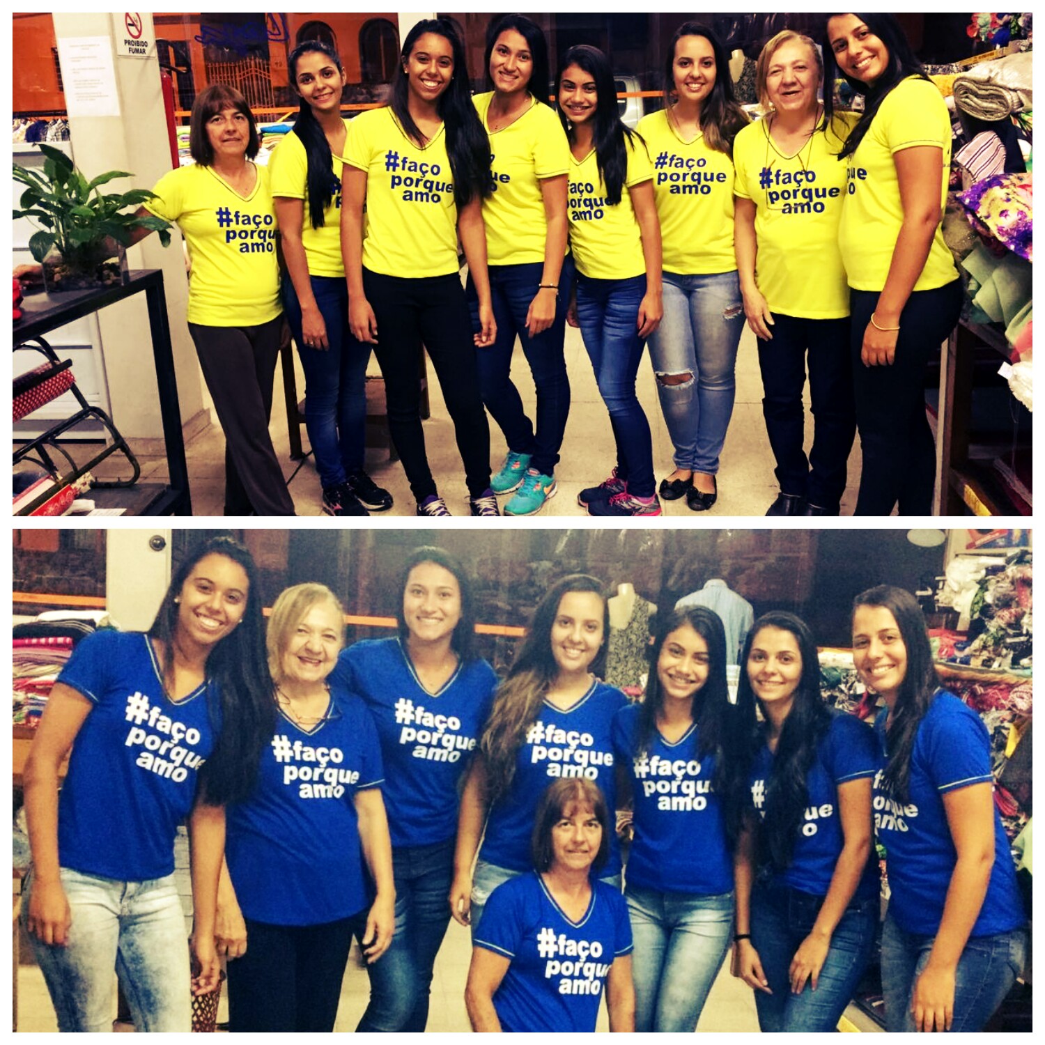 NOME DO PRÊMIO #façoporqueamo ESTÁ ESTAMPADO NOS NOVOS UNIFORMES DA CASA DOS RETALHOS!