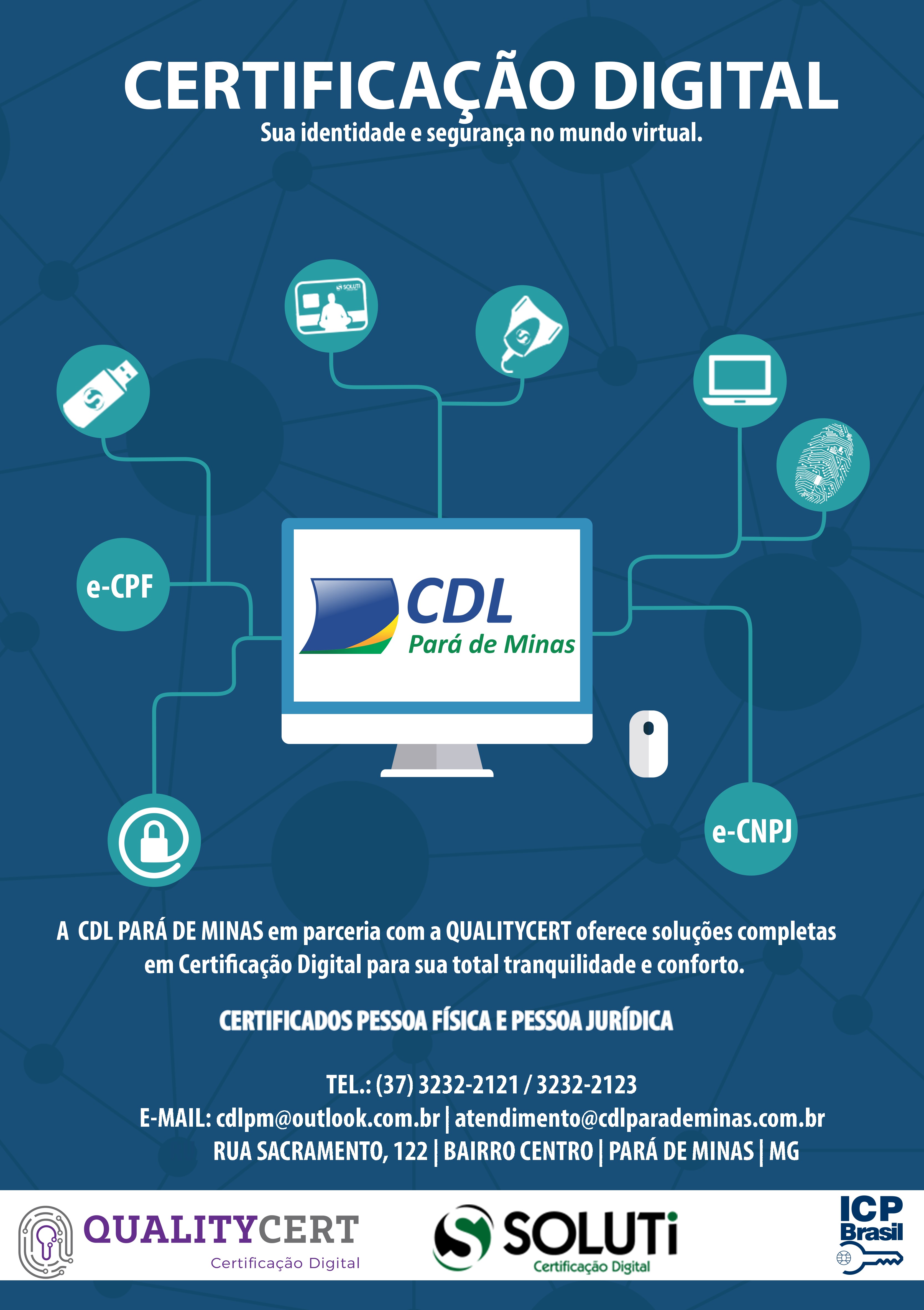 CDL AGORA TEM O SERVIÇO DE CERTIFICAÇÃO DIGITAL