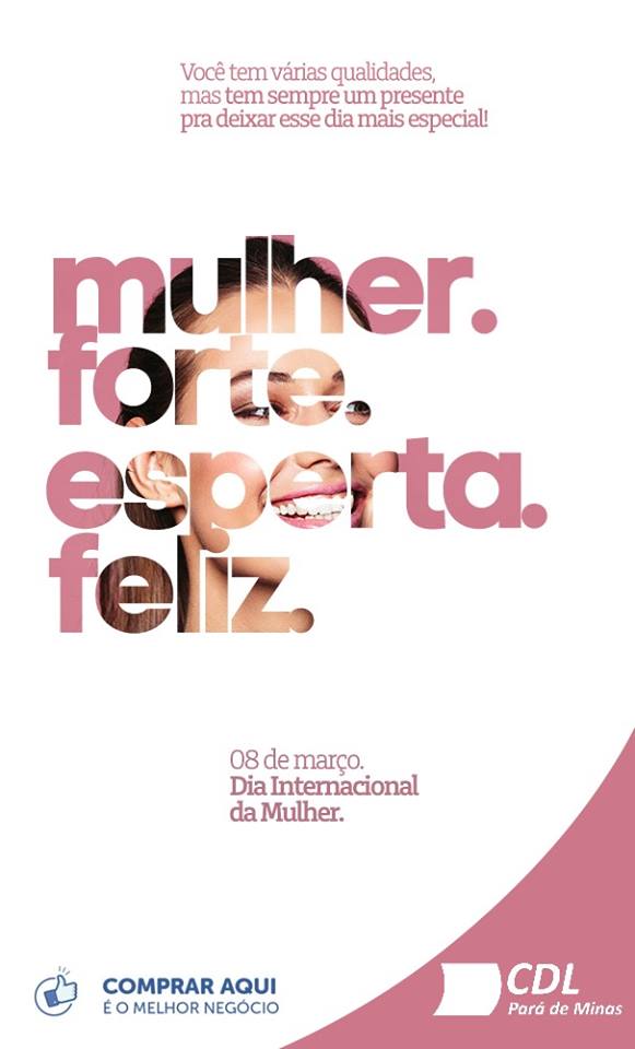 08 DE MARÇO- DIA DAS MULHERES