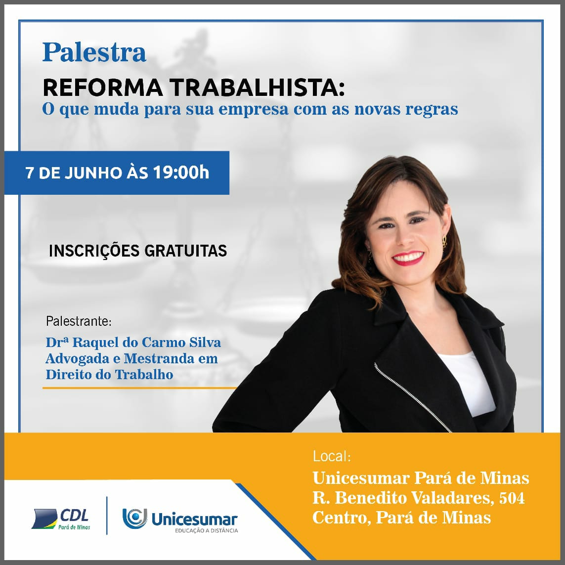 PALESTRA REFORMA TRABALHISTA