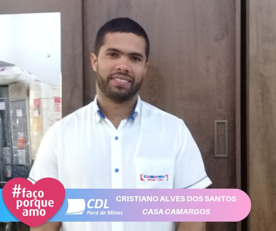 #FAÇOPORQUEAMO - CRISTIANO ALVES DOS SANTOS