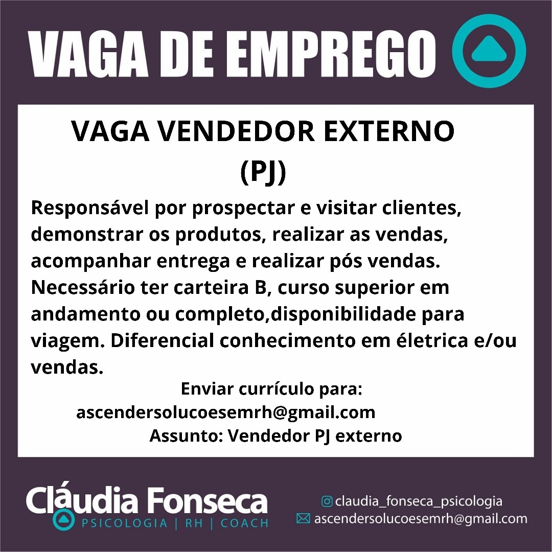 VAGAS DE EMPREGO